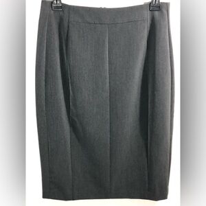 Worthington Women’s Petite Classic Gray Midi Pencil Skirt Size 6P